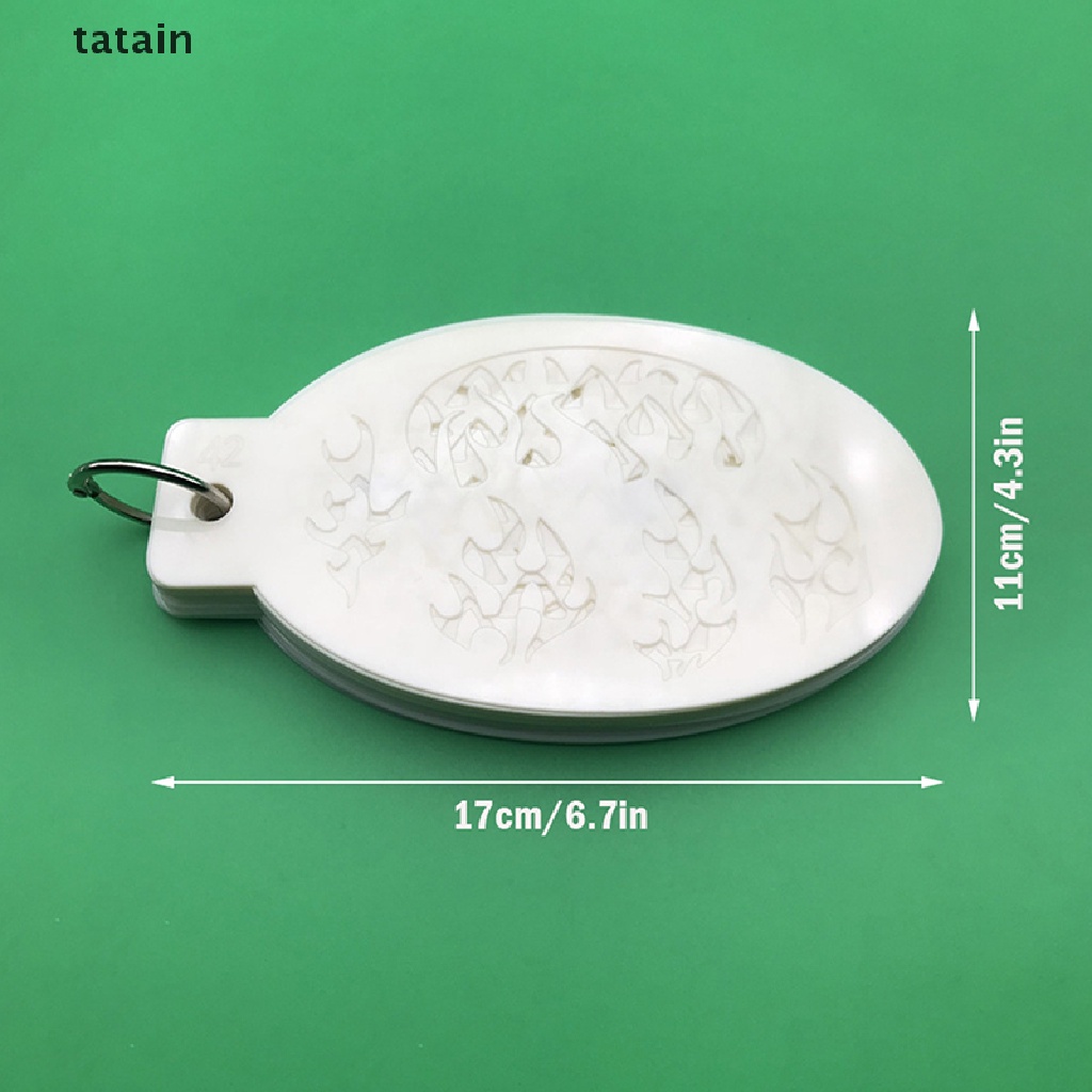 [Hàng mới về] Set 42 khuôn vẽ trang trí mặt/ cơ thể nghệ thuật dự tiệc sinh nhật/ halloween DIY CVX