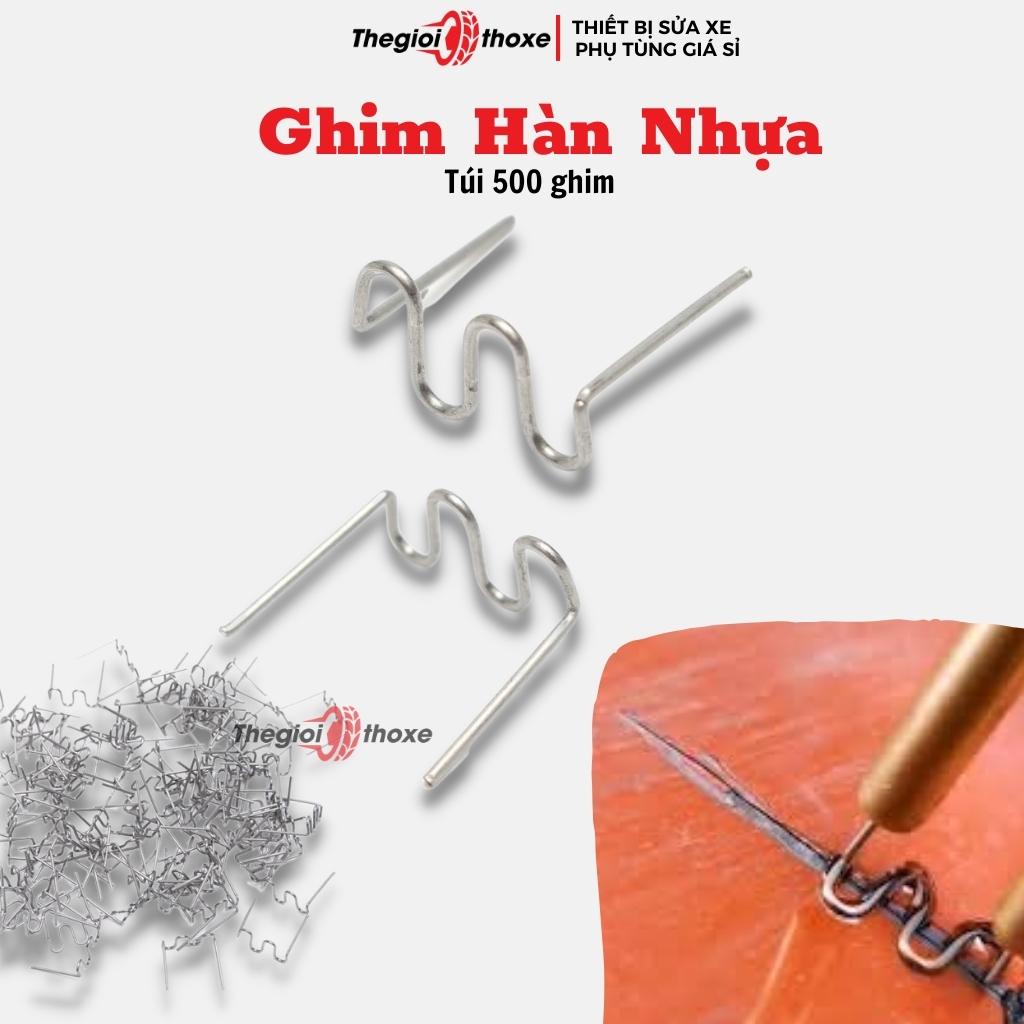 Ghim hàn nhựa xe máy , ô tô (túi 500c) - dùng cho máy hàn nhựa, mỏ hàn nhựa bằng điện | Thế Giới Thợ Xe