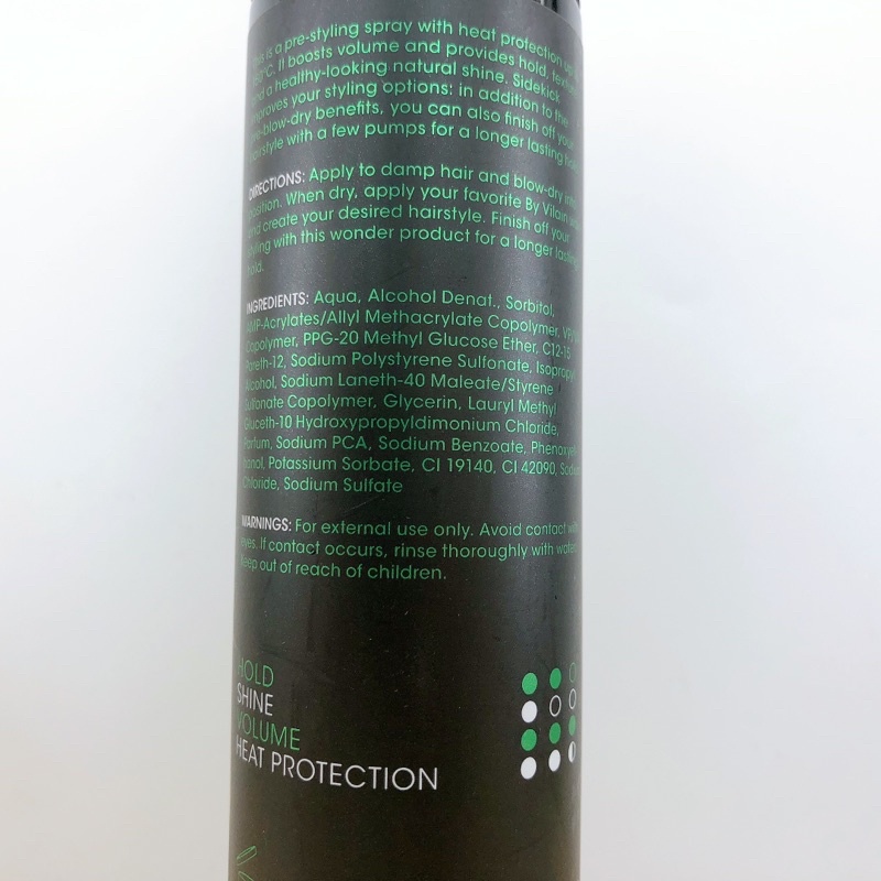 Xịt Dưỡng Tóc , Xịt Tạo Phồng Pre-Styling BY VILAIN Side Kick 155ml - Hàng Chính Hãng + Lược Chải Tóc Texture