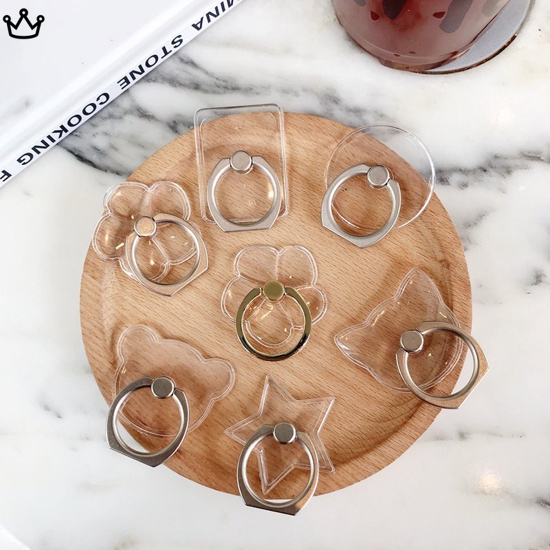 Giá Đỡ Điện Thoại Trong Suốt Có Khóa Dán Sáng Tạo