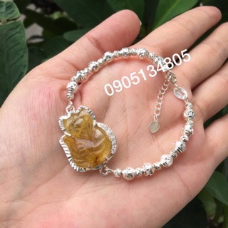 Lắc hồ ly tóc vàng mix bạc ta