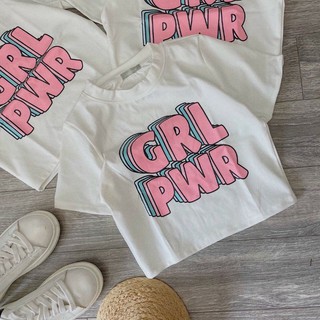 Áo thun body croptop GRL xinh xẻo🥰🥰