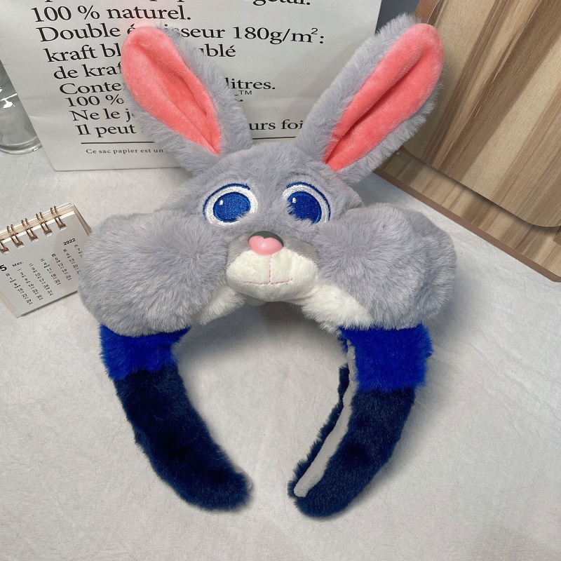 Băng Đô Tai Thỏ Hoạt Hình Xinh Xắn Cho Bé Gái