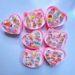 Hộp Nhẫn Mặt Nhựa Nhiều Hình Cute Cho Bé Hộp Nhiêù Mẫu Khác Nhau