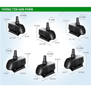MÁY BƠM NƯỚC HỒ CÁ ATMAN AT3000