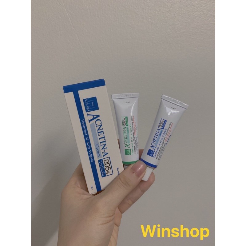 (Bill Thai) Kem Acnetin a mẫu mới Retin A dưỡng da mụn