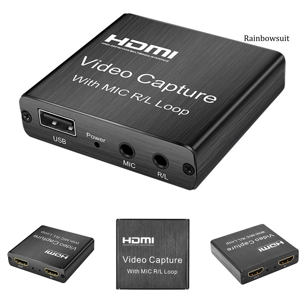 Máy Quay Video Rb-Hdmi 1080p Kèm Mic Và Phụ Kiện