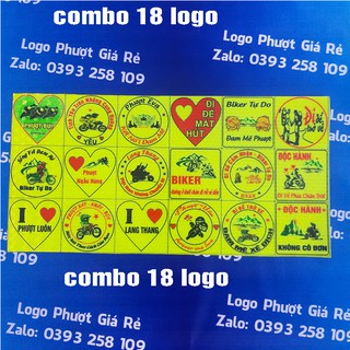 LOGO PHƯỢT 18 TEM PHƯỢT TEM XE NHƯ HÌNH