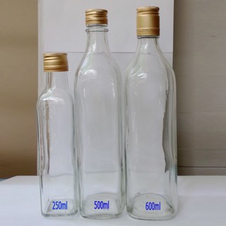 Chai thủy tinh 250ml, 500ml,1000ml