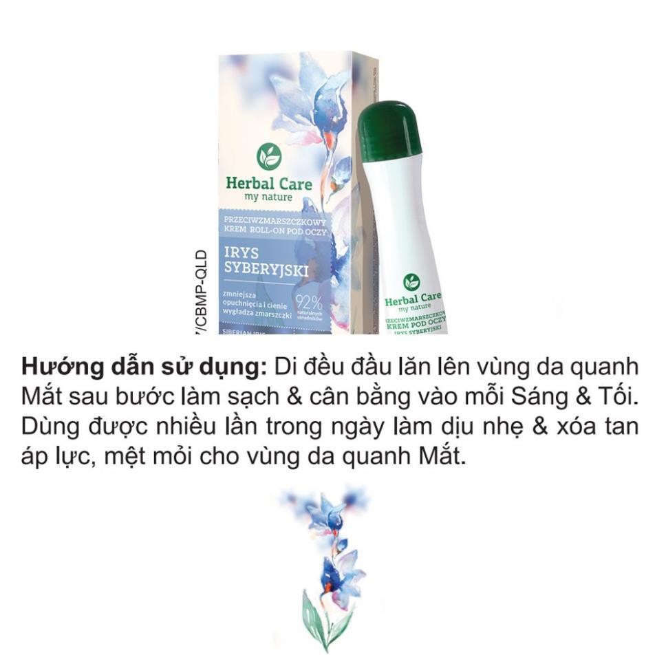 Cây lăn mắt chống thâm quầng, giảm quầng thâm, chống nhăn vùng mắt, tiêu bọng mắt Anti Wrinkle Eye Cream Roll, Ziaja