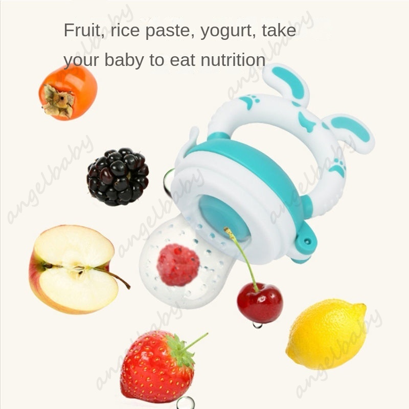 Đồ chơi trẻ em chống ngạt nước nhai trái cây và rau củ. Túi nhai kẹo cao su