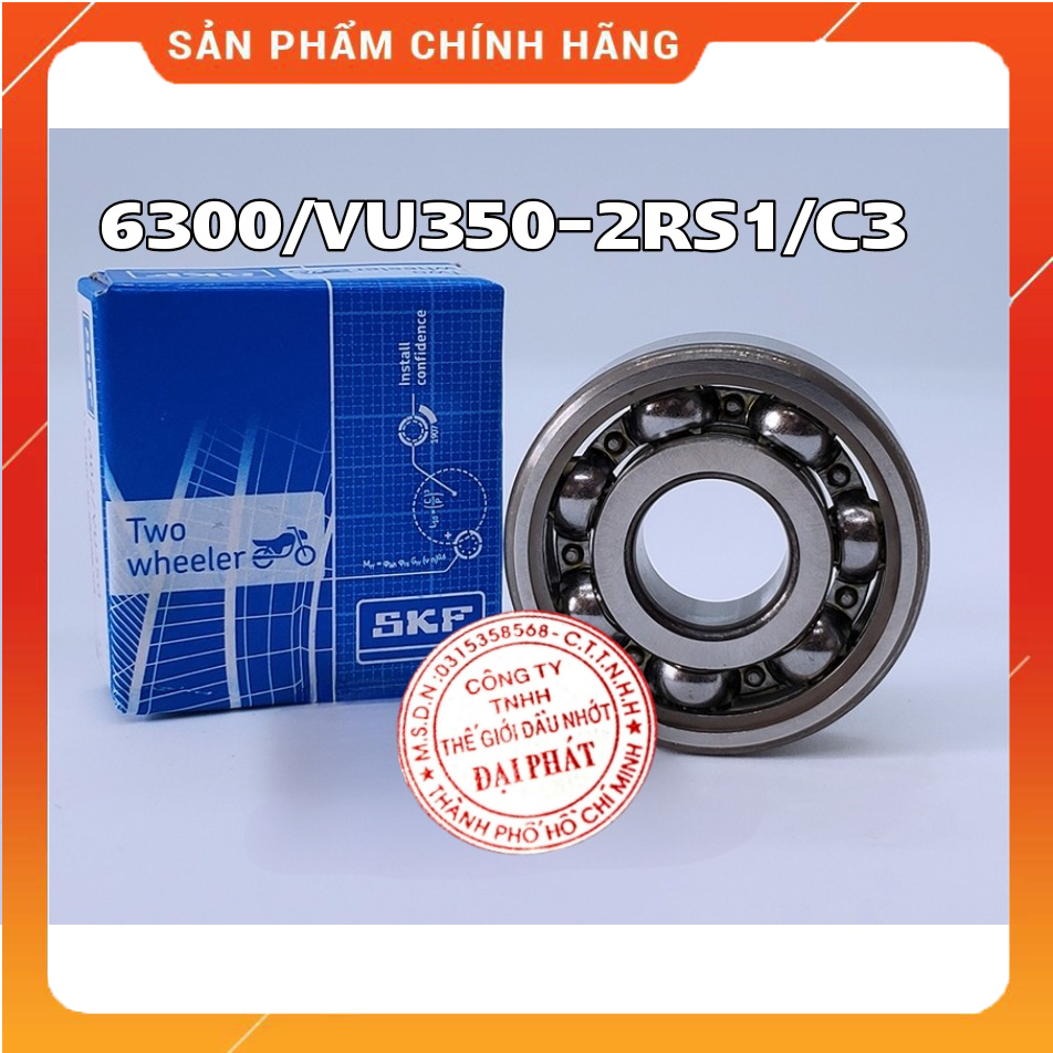 Bạc đạn SKF mã số 6300 nhập khẩu nguyên 100% INDONESIA