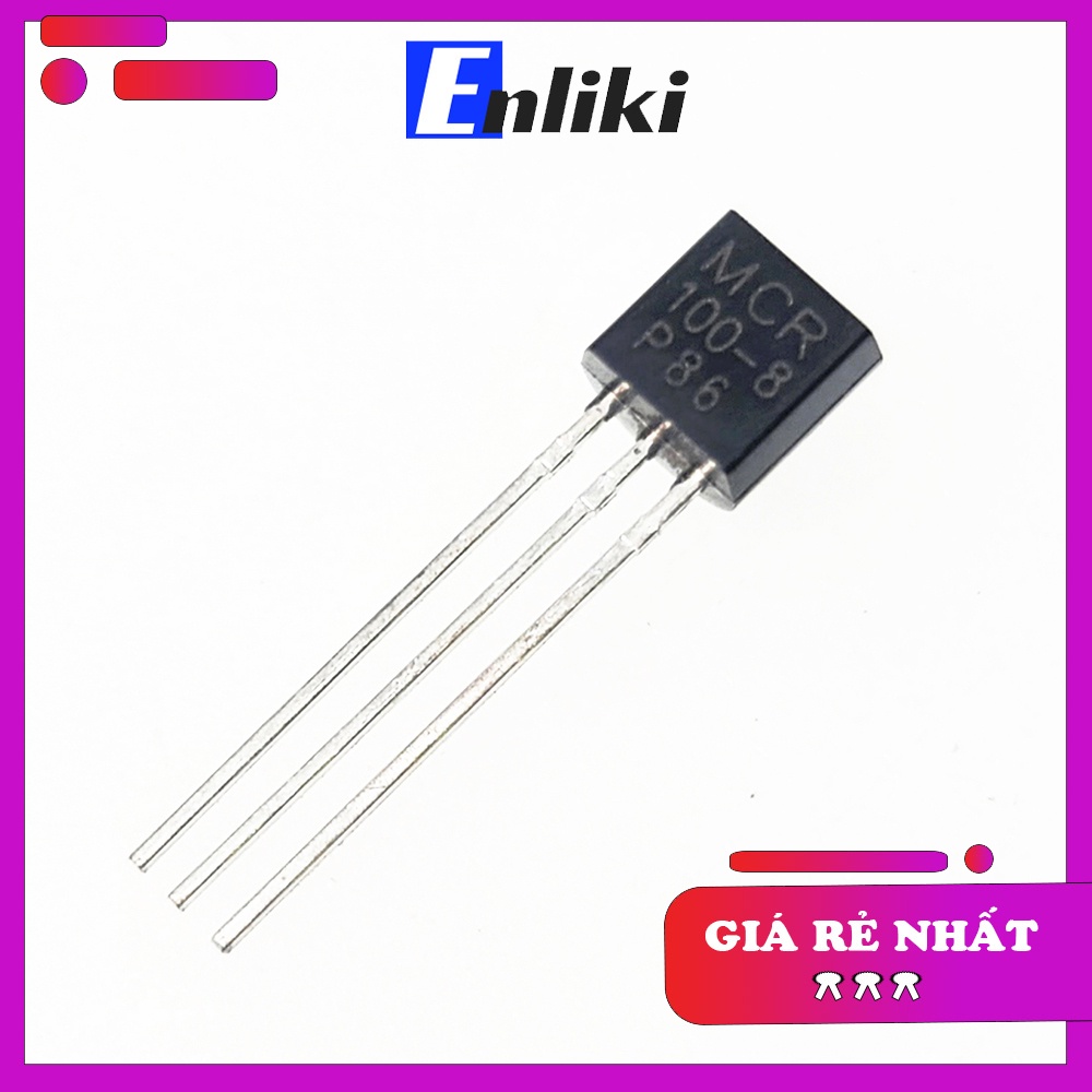 Linh kiện điện tử MCR100 MCR100-8 SCR 0.8A 400V TO92