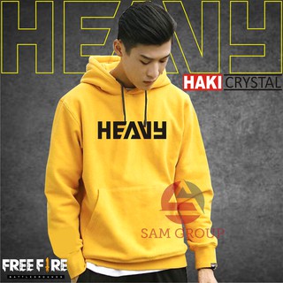 Áo khoác TEAM Heavy Nỉ màu vàng kiểu dáng hoodie cực chất