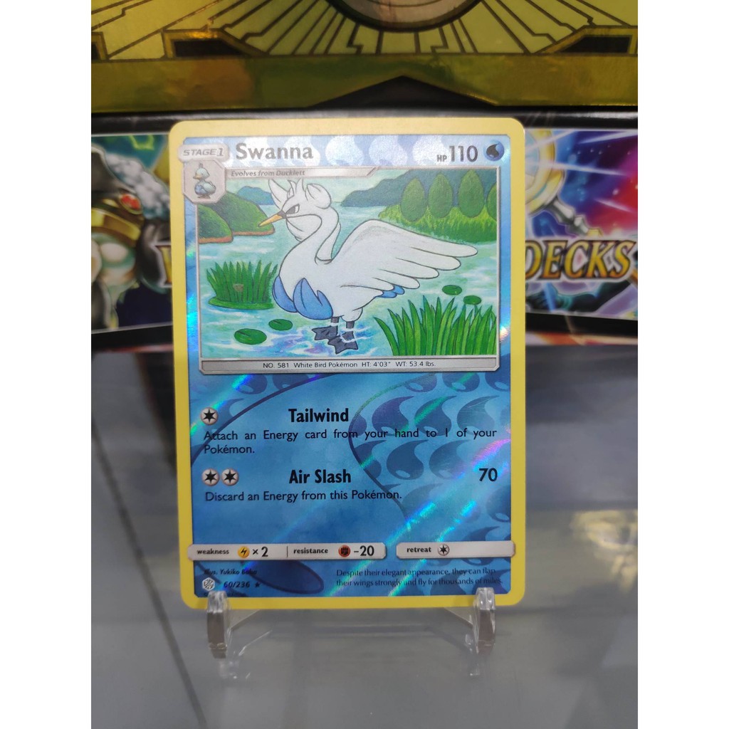 [ Dưa Hấu Yugioh ] Lá bài thẻ bài Pokemon Swanna