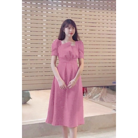 Đầm Tiểu Thư Tay Ngắn Bigsize 55kg Đến 100kg (L/XL/XXL)