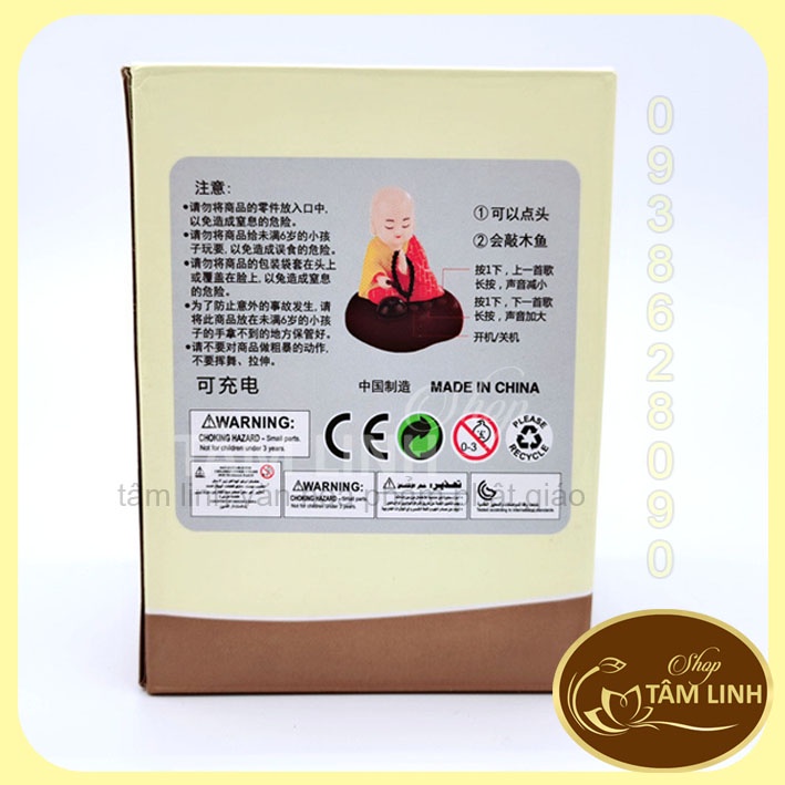 Chú Tiểu Gõ Mõ Tụng Kinh Sử Dụng Năng lượng Mặt Trời