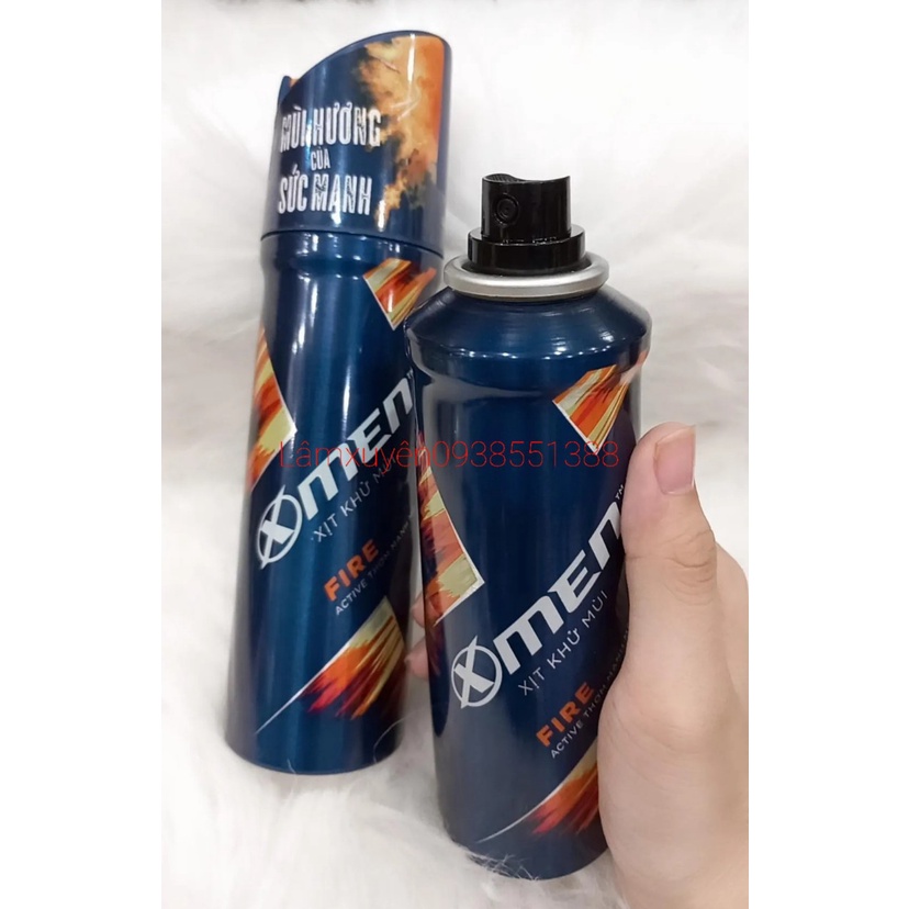 Xịt khử mùi X-Men 150ml