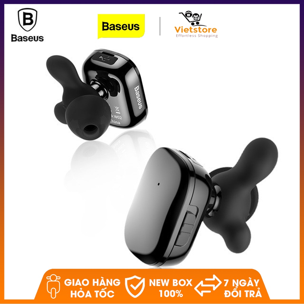 Tai nghe 2 tai không dây hoàn toàn True wireless thông minh đàm thoại 2 tai , lọc tiếng ồn