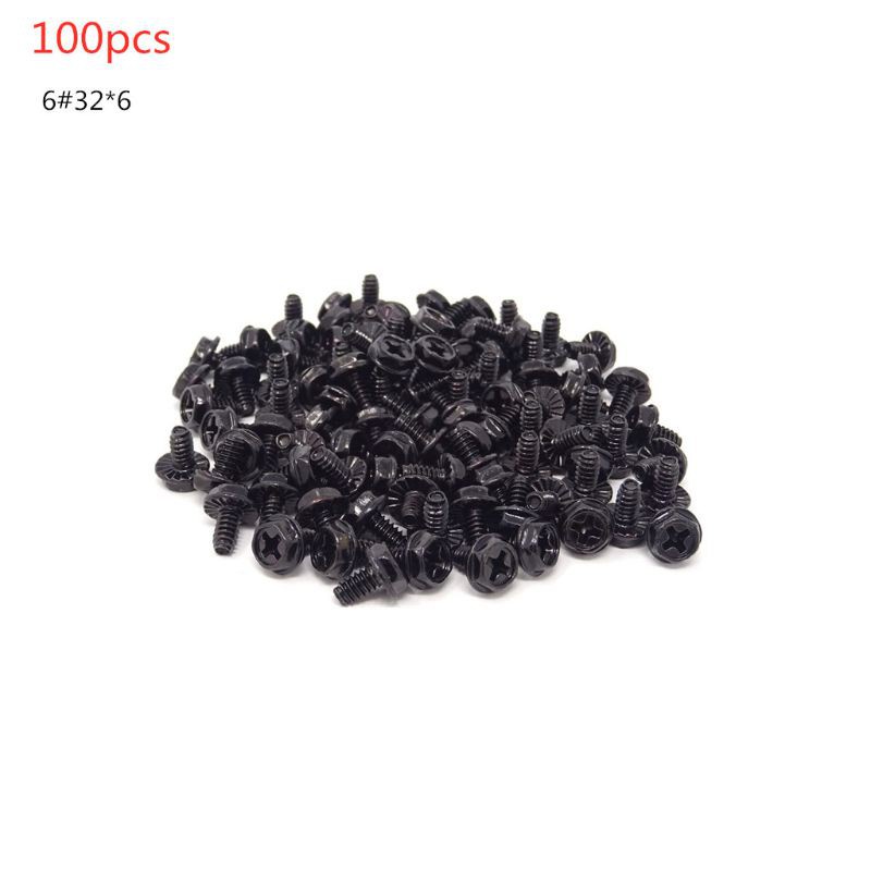 Set 100 Đinh Ốc Điều Chỉnh Làm Mát Máy Tính 6 # - 32x / 6mm