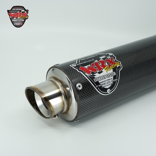 Pô WRX GP K1 tròn - Carbon (mỏ xéo)