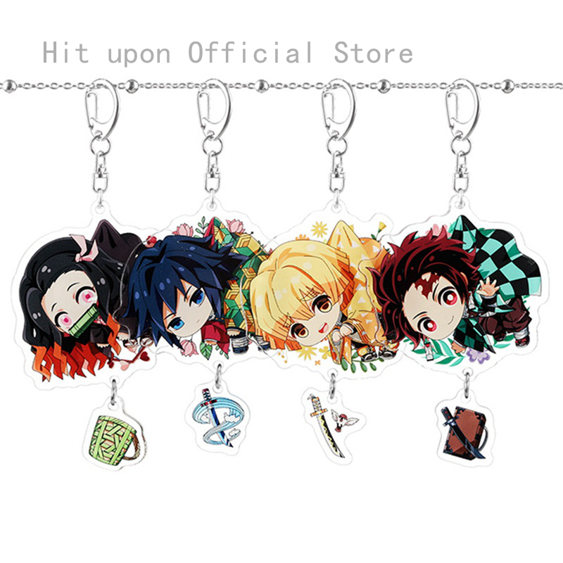 Demon Slayer: Kimetsu No Yaiba Acrylic Keychain Keyring Cosplay Anime Gifts New  Hit upon