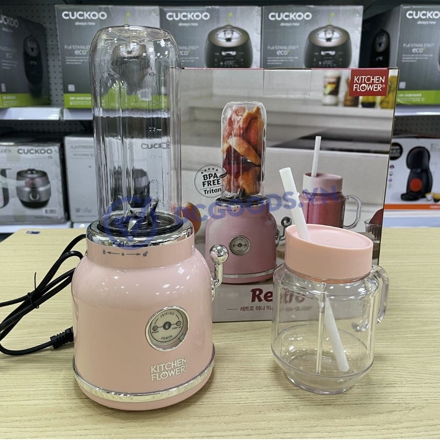 - Máy xay sinh tố mini Retro Kitchen Flower
