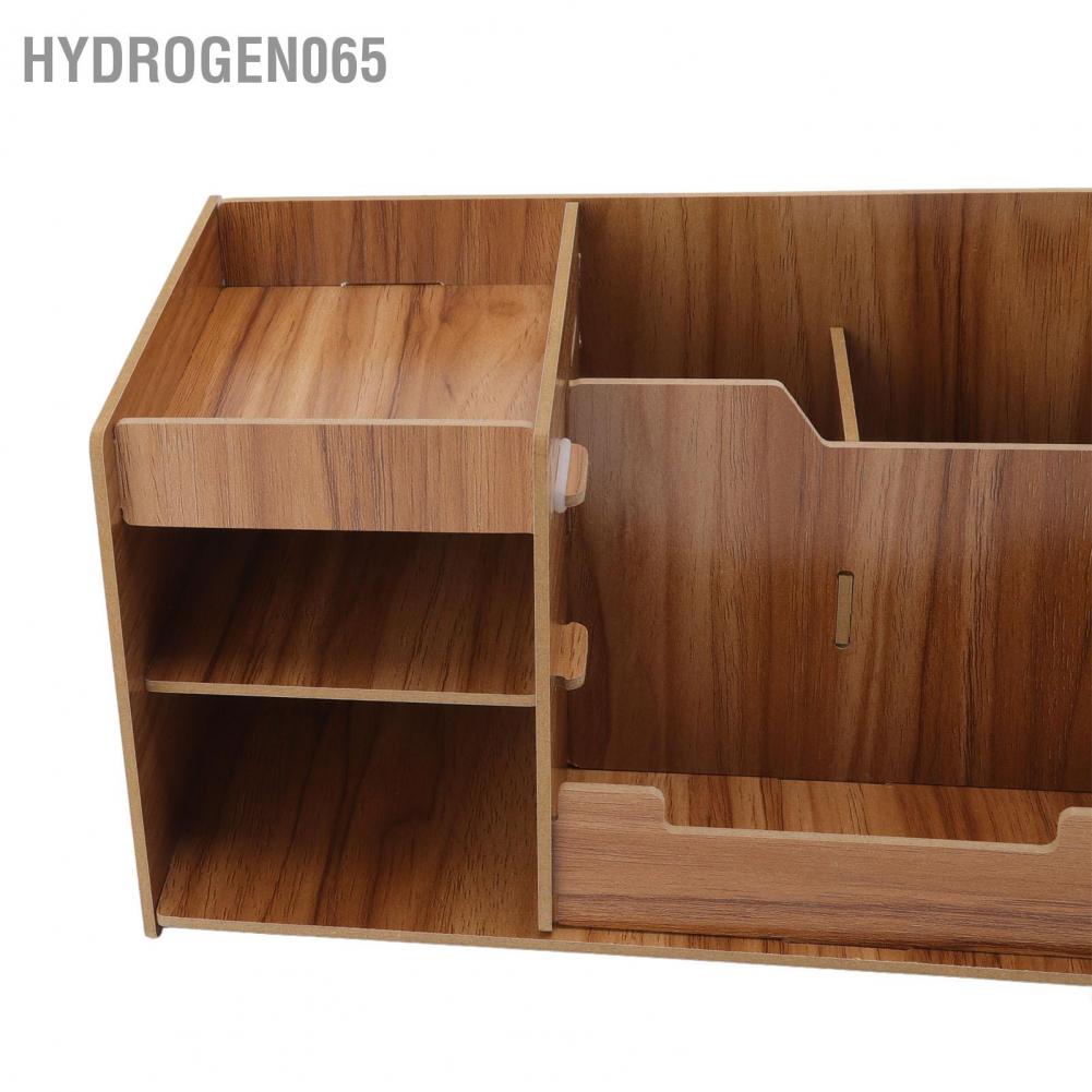 Bàn gỗ Tổ chức Kệ Nhiều lớp Tiết kiệm không gian Hộp lưu trữ trên mặt bàn Hydrogen065