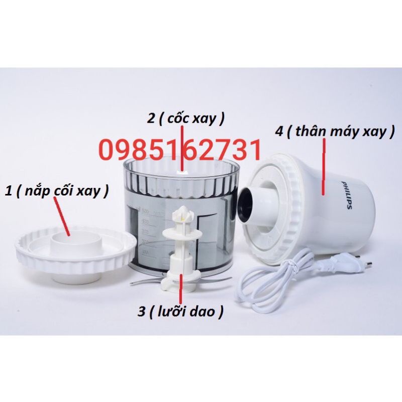 phụ kiện máy xay philip HR1393