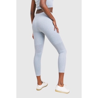 Quần Legging cạp cao thun gân siêu co giãn