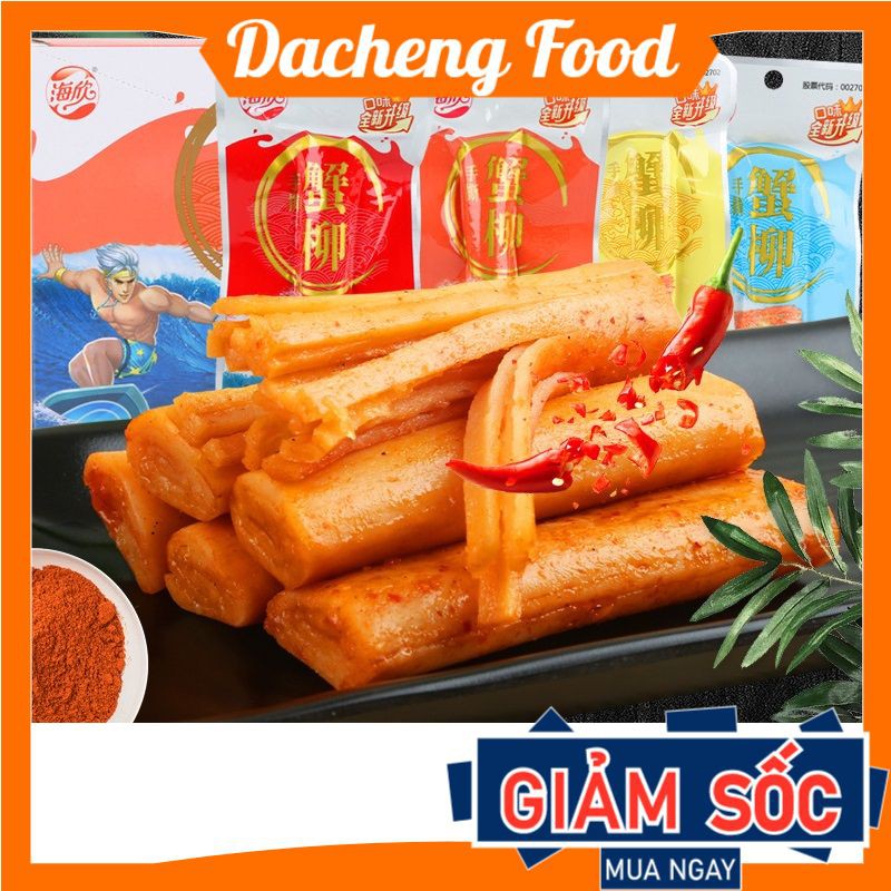 Thanh cua cay Tứ Xuyên ăn liền 1 gói 14g đồ ăn vặt Sài Gòn vừa ngon vừa rẻ | Dacheng Food | BigBuy360 - bigbuy360.vn