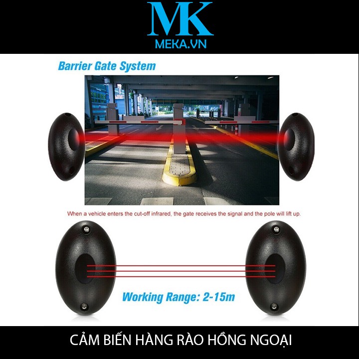 Cảm biến hàng rào hồng ngoại  ABO-20L báo động chống trộm