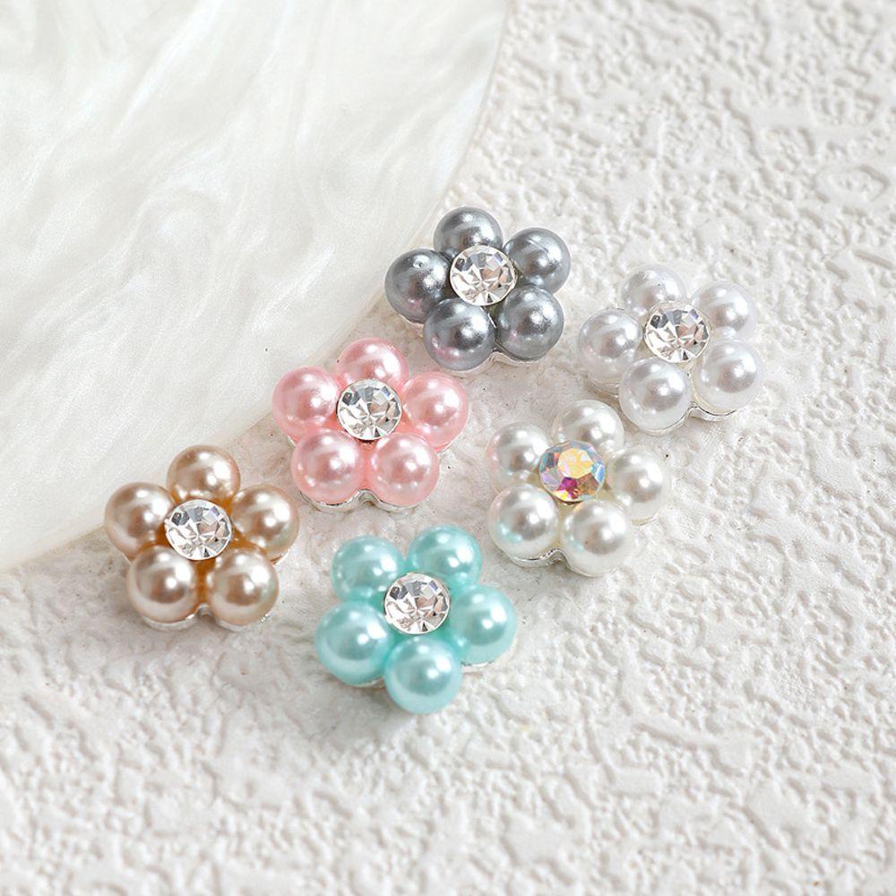 MOCHO Phụ Kiện Trang Trí Móng Nghệ Thuật Hình Cánh Hoa 3D Phong Cách Hàn Quốc Cho Nữ