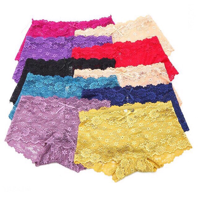 Combo 5 quần lót nữ dạng đùi ren cao cấp-173