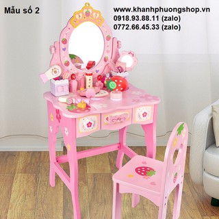 bộ bàn trang điểm cho bé gái - bàn trang điểm cho bé gái