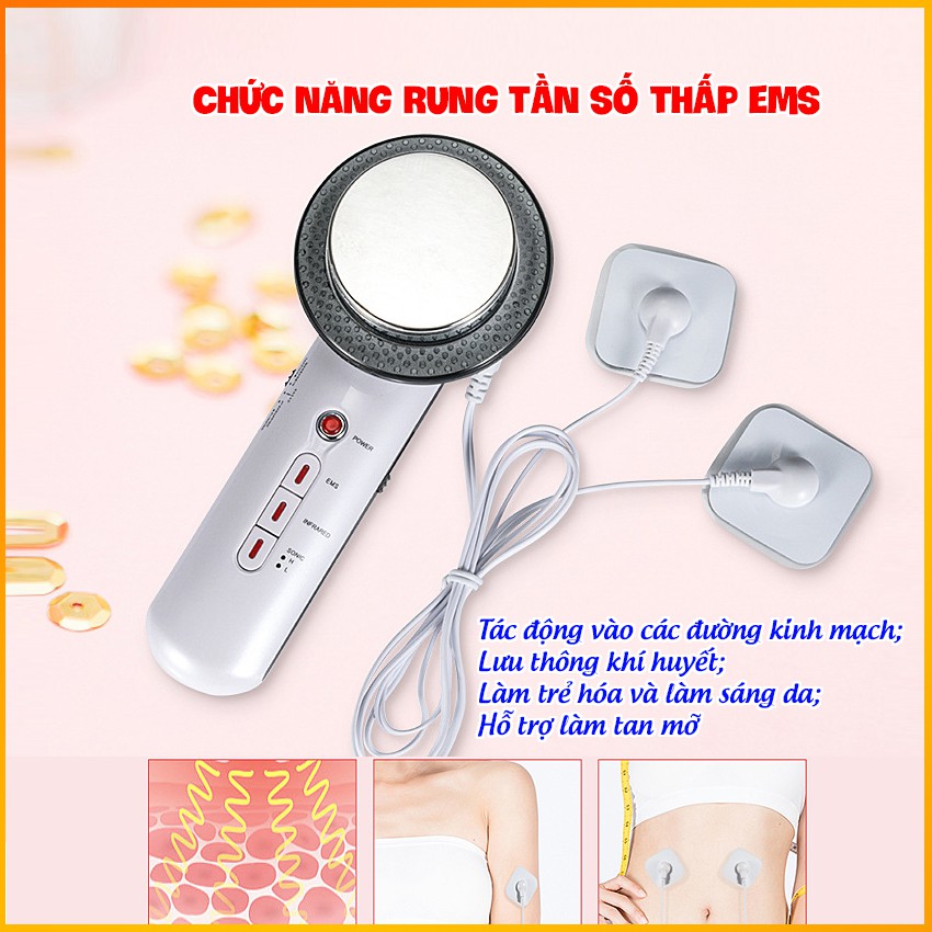 Máy massage cầm tay - Máy mát xa đa năng EMS cao cấp - Massage bụng giảm béo - HDSD Tiếng Việt - MIANZ STORE