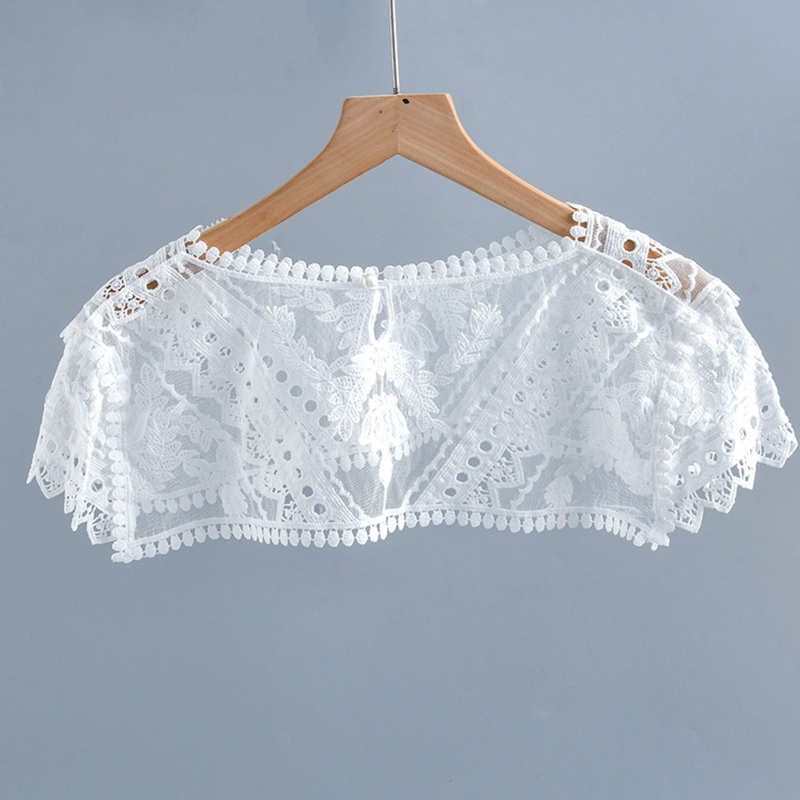 Khăn Choàng Cổ Ren Rỗng Chống Nắng May Đầm Cưới Mùa Hè