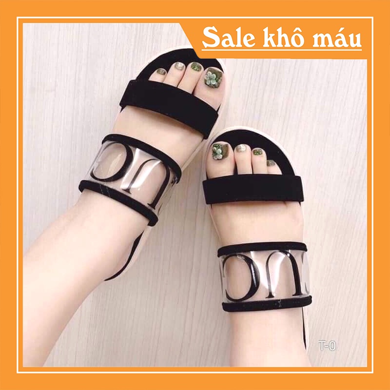 [Xã kho sale lỗ] Dép nữ đế bánh mì 2 quai lẻ size sale lỗ