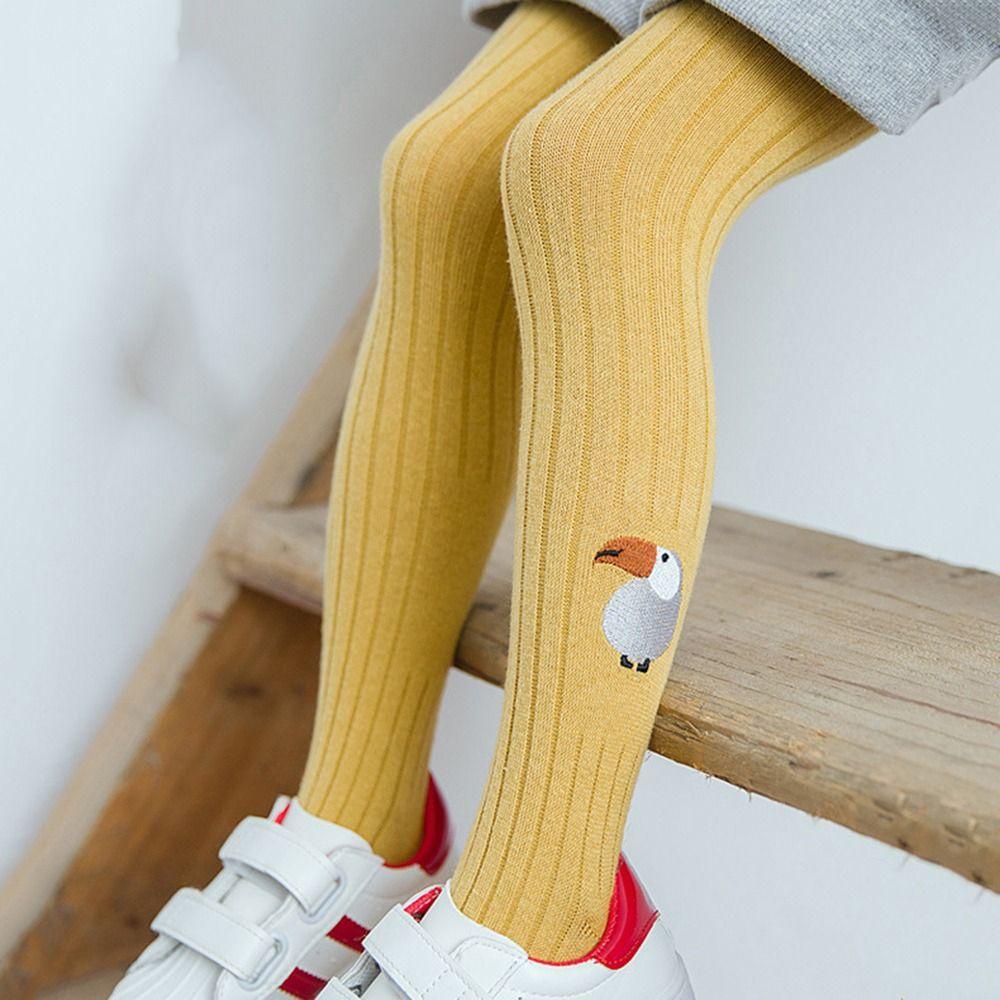 Quần Tất Dệt Kim Co Giãn Thời Trang Xuân Thu Cho Bé Gái