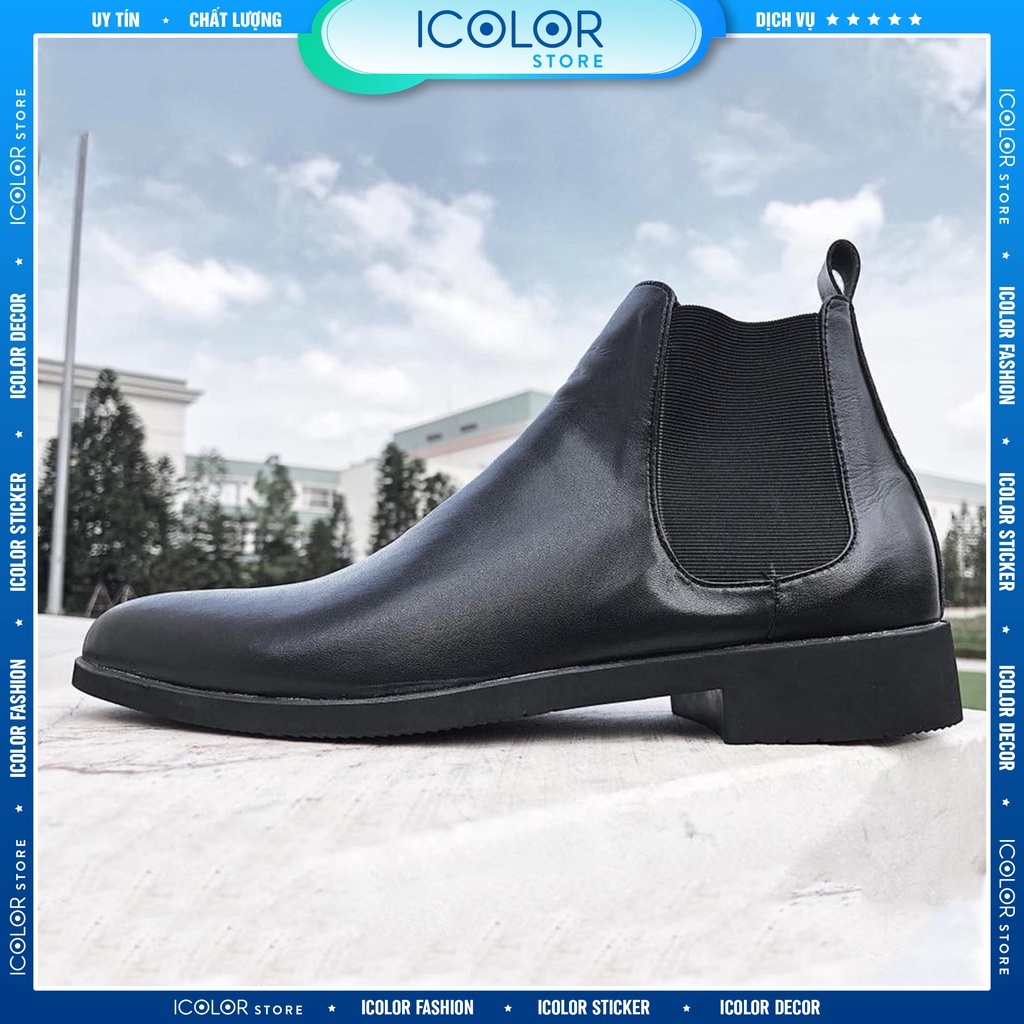 GIÀY CHELSEA BOOT NAM, ĐẾ CAO 3CM