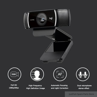 Logitech C922 Pro Webcam Autofocus Built-in Microphone Full HD Webcam