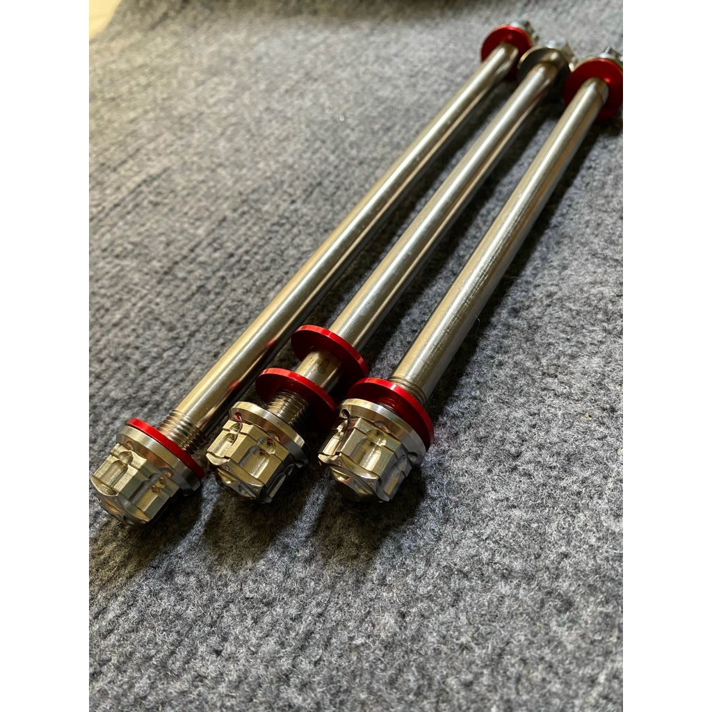 Trục Bánh Sa.la.ya Cho Dòng Xe Wave/Dream/Future - Inox304 Siêu Bóng