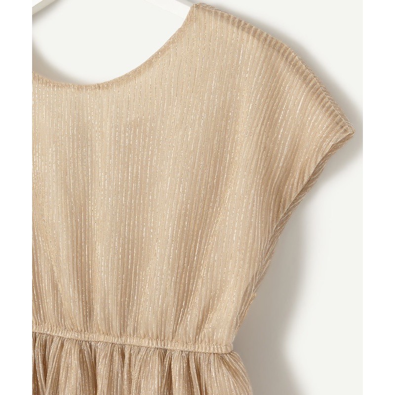 váy dập ly chỉ vàng óng ánh