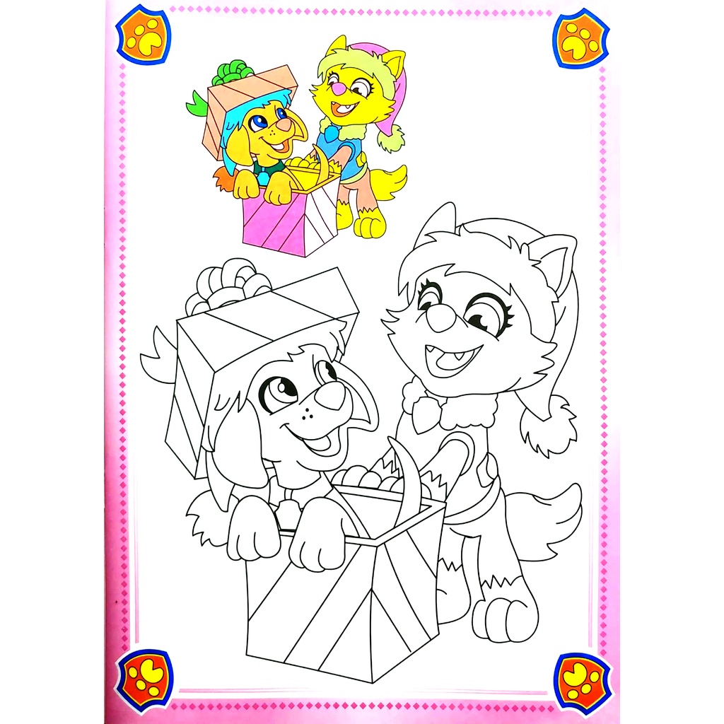 Sách Bé Yêu Tô Màu - Đội Chó Cứu Hộ Paw Patrol - Tập 4