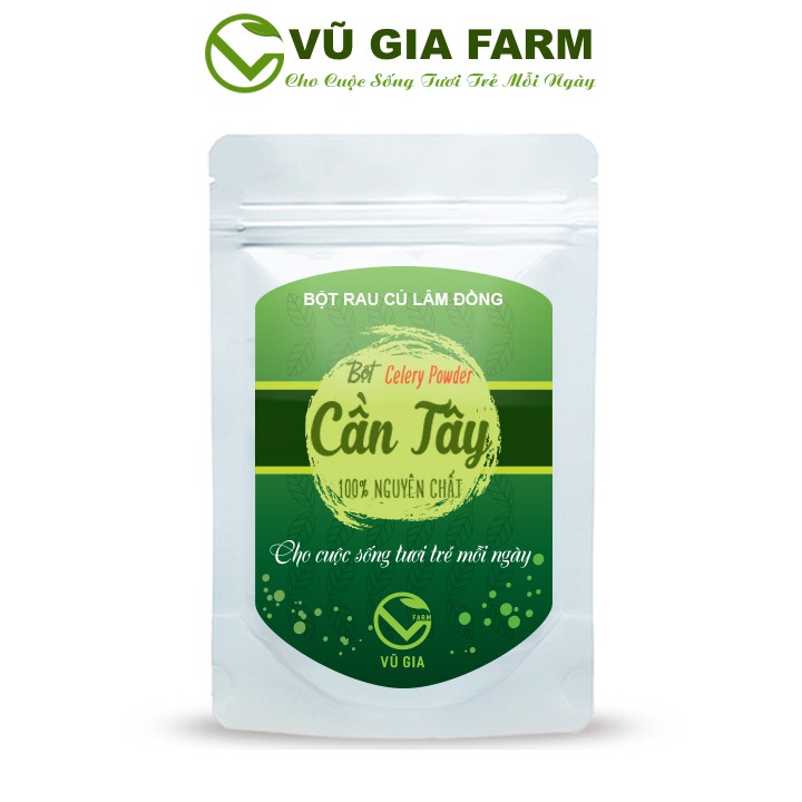 Bột Cần Tây Sấy Lạnh Nguyên Chất Vũ Gia (50g/ túi)