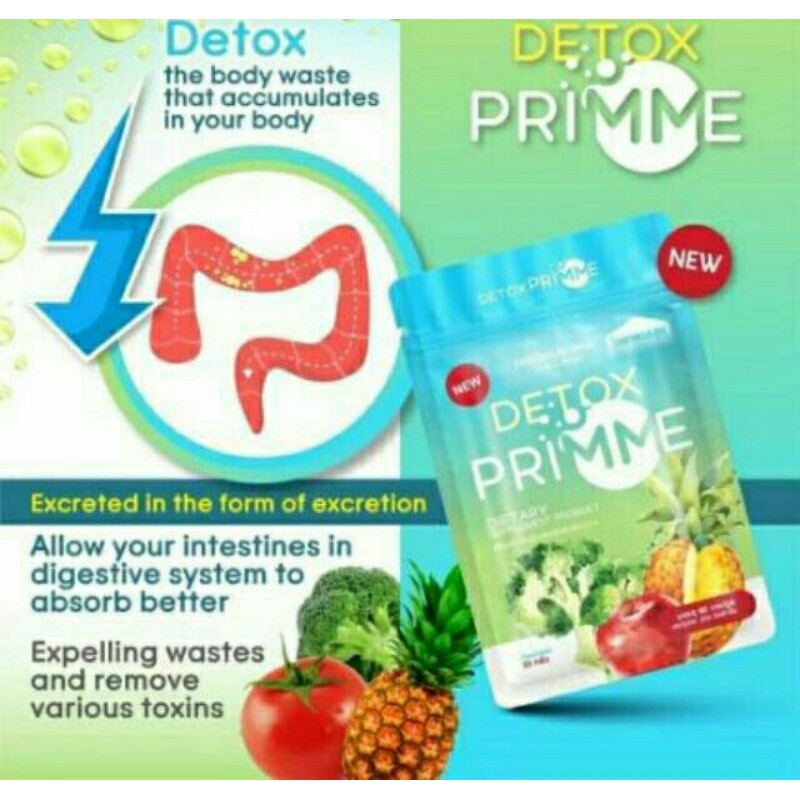 Viên uống khử mỡ giảm cân rau xanh Detox Primme date mới - 60 viên