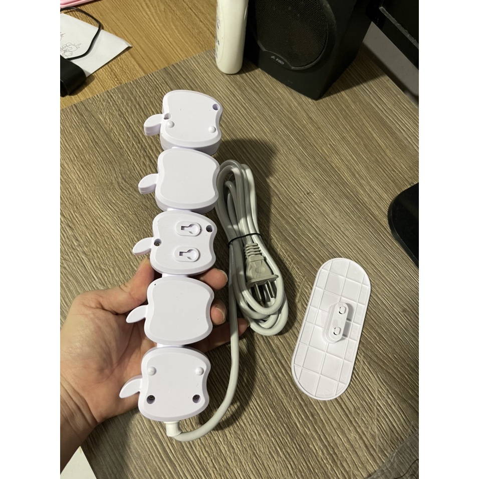 Ổ cắm đa chức năng Hình táo 31cm Bộ chuyển đổi ổ cắm đa chức năng gia đình với bảng USB MC78