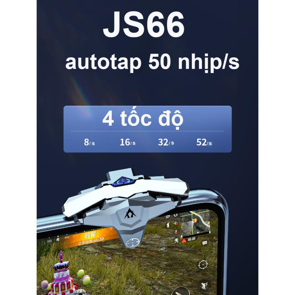 [Thế Hệ Mới Nhất] Nút bắn Pubg JS66 ❤️ Freeship ❤️ Auto Tap 50/52 nhịp trên giây, KHÔNG DÙNG PHẦN MỀM giá rẻ nhất