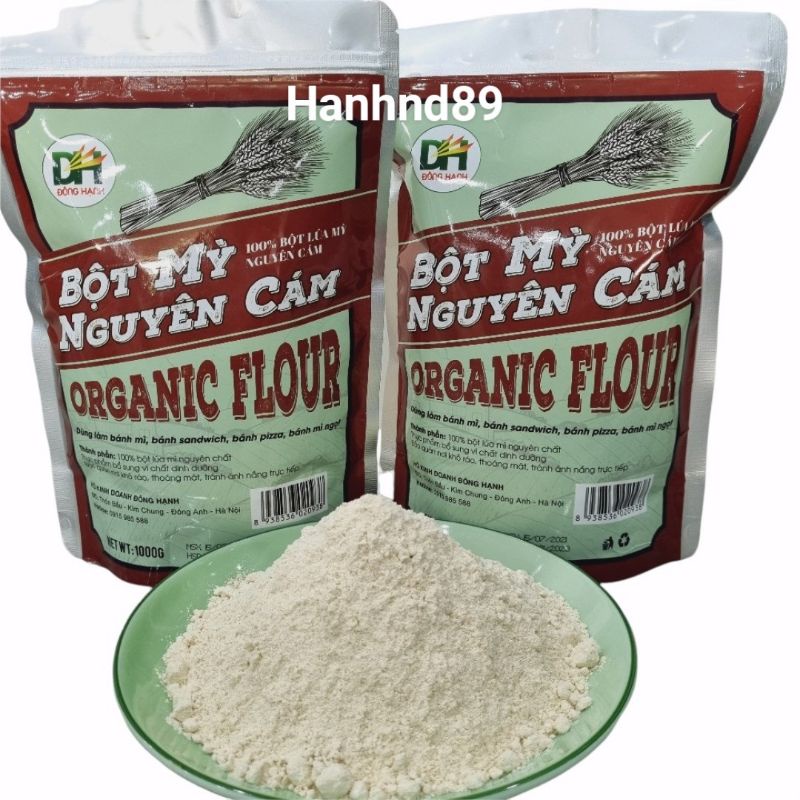 Túi 1kg bột mỳ nguyên cám