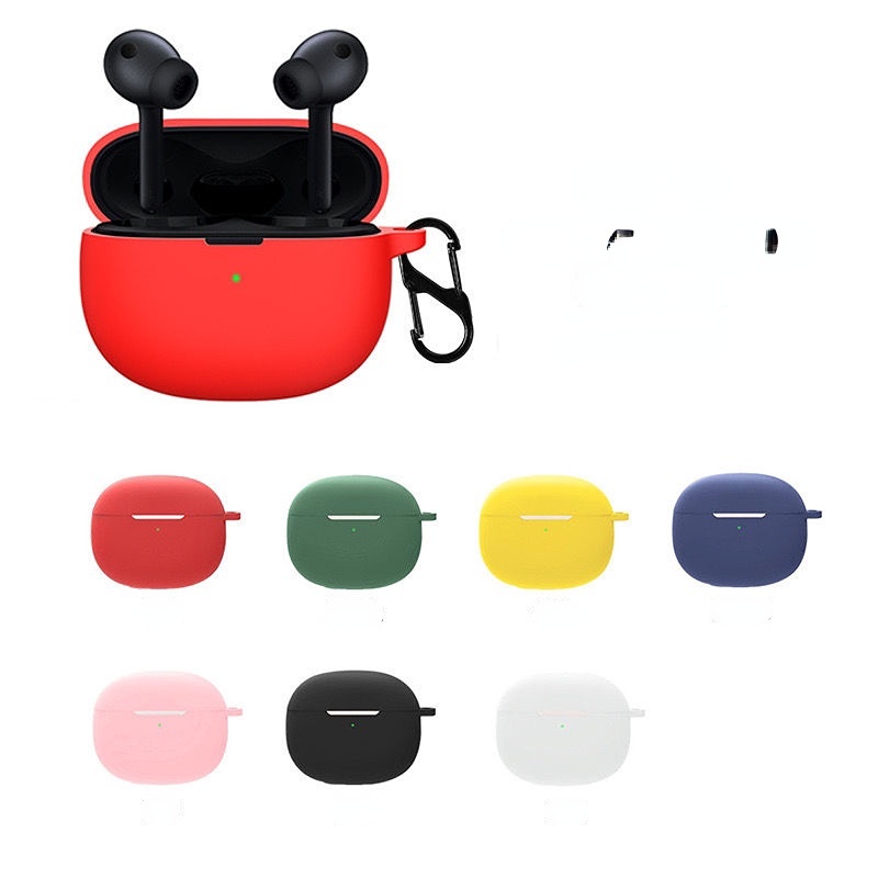 Vỏ Bảo Vệ Hộp Sạc Tai Nghe Xiaomi buds 3 Mềm Màu Trơn